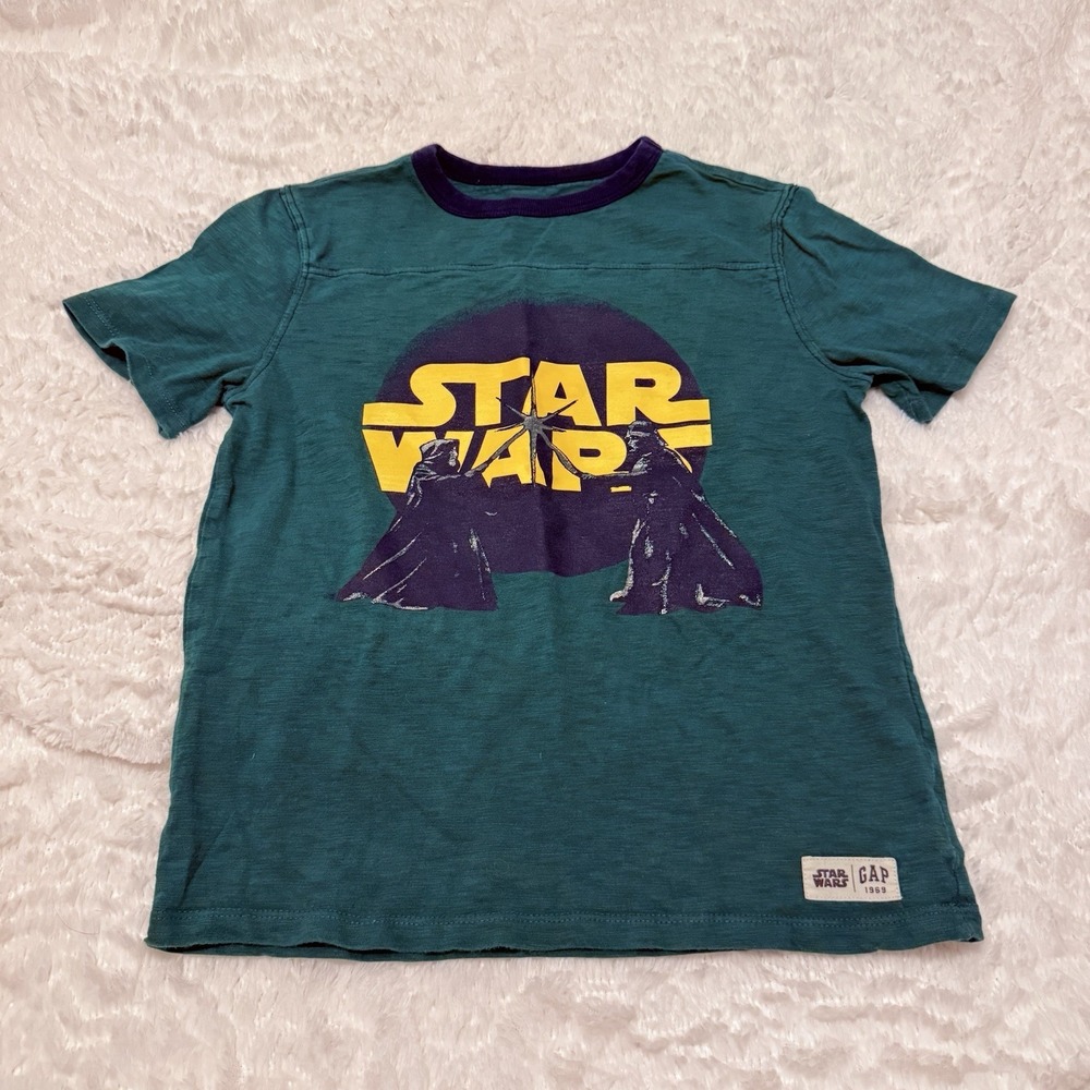 Star Wars GAP Blue Graphic T Shirt - Size Youth L